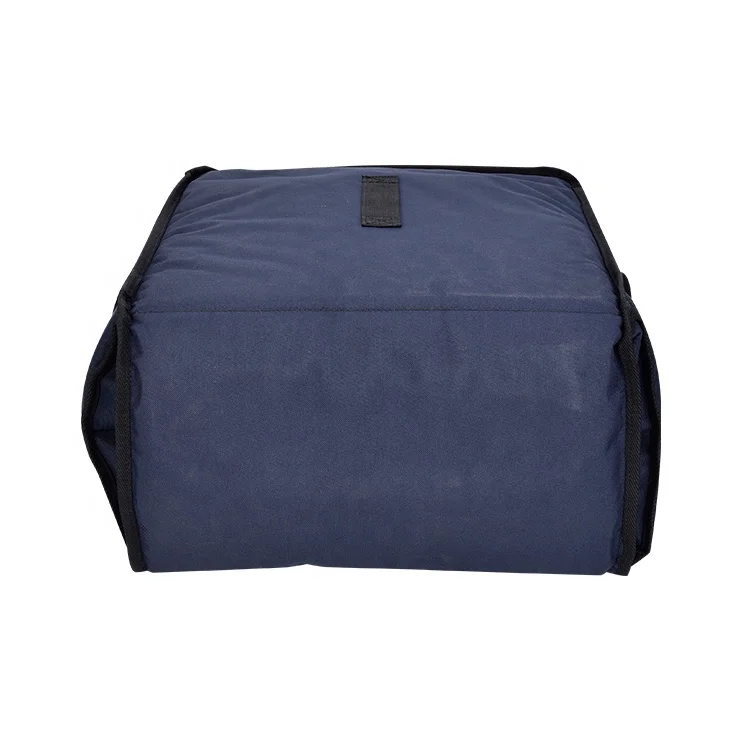 Custom reusable folding insulated thermal bag pizza delivery bag