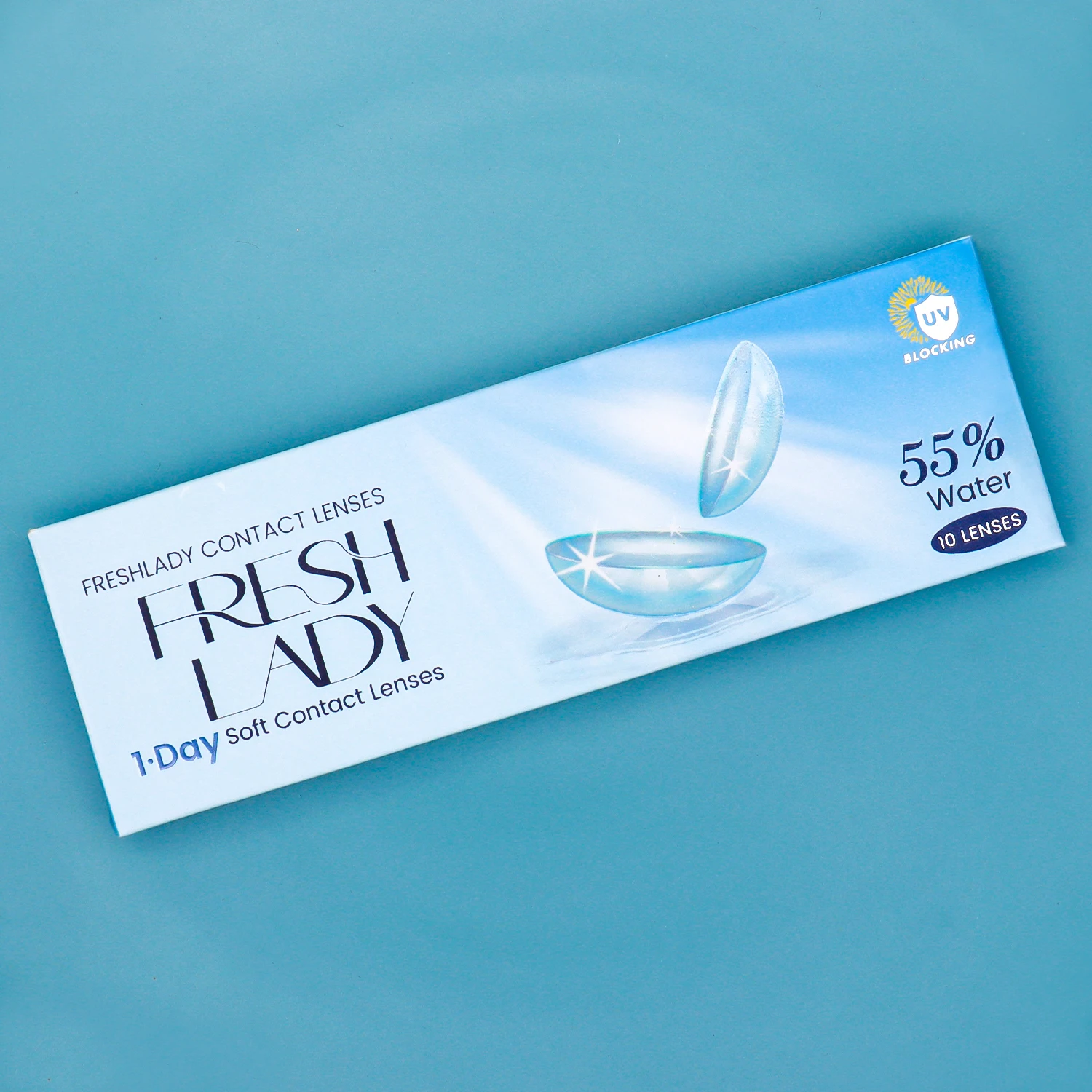 Freshlady Yearly Daily Sharingan Contact Lenses Logo Clear Contact Lenses Natural Eeye Color Contact Lens