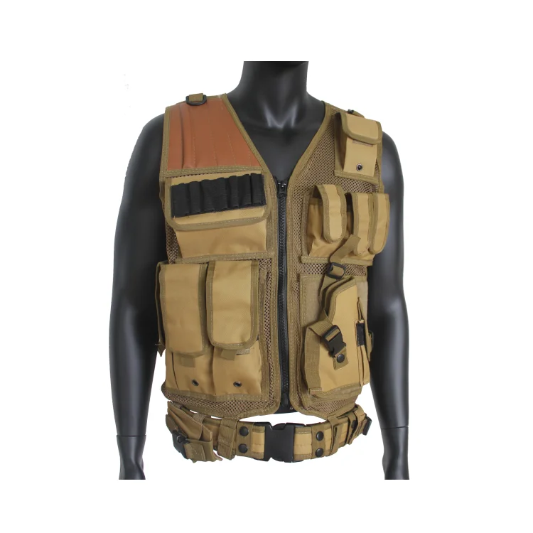 Police Security Outdoor Training Tactical Combat Army Cordura Multi Pockets Vest