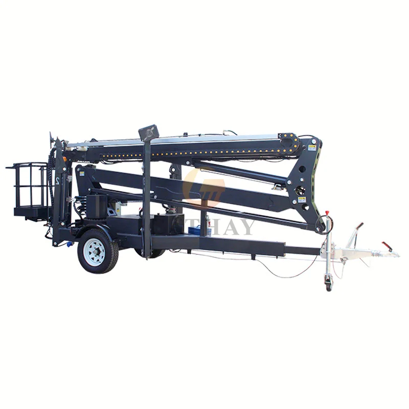 2200lbs Spider Engine Self Propelled Cherry Picker With Ce