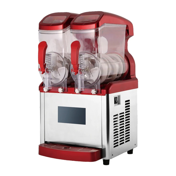 New Design 2 Flavors High Quality Frozen Cocktail Maker Slush Machine For Sale