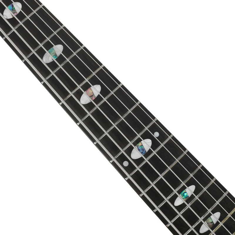 4/5/6 string 24 frets professional musical instrument active pick up connect electric bass guitar with amplifier