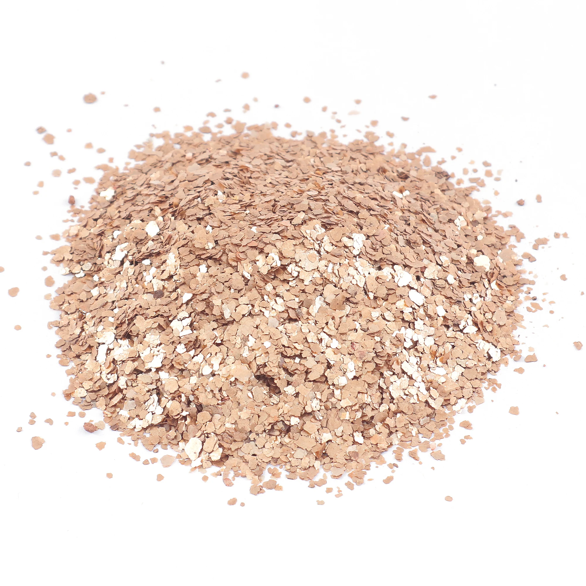 
 Золотисто-желтые хлопья из натуральной слюды для искусства и ремесла  