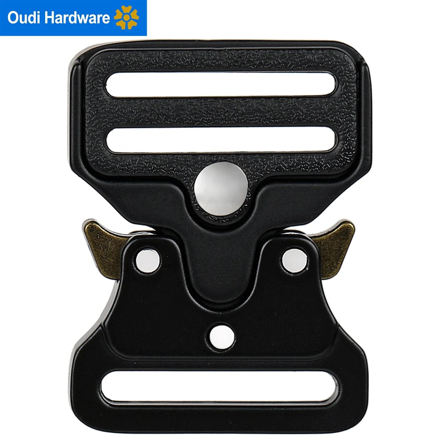 Metal Buckle Dual Adjustable Tactical Belt Buckle 1 inch 25mm Heavy Duty Belt Buckle