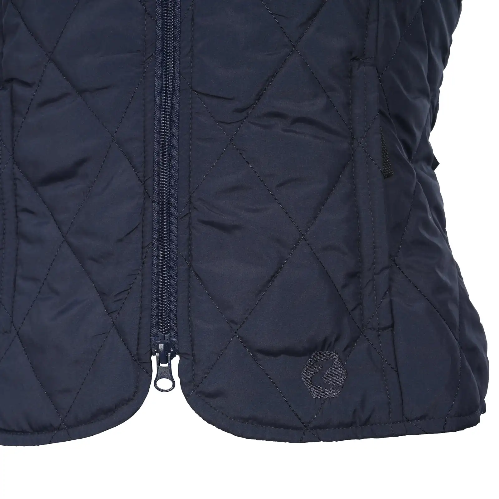 Wholesale Factory Custom OEM Sleeveless Zipper Gilet Winter Vest for Women Quilted 100% Polyester Filled Vest