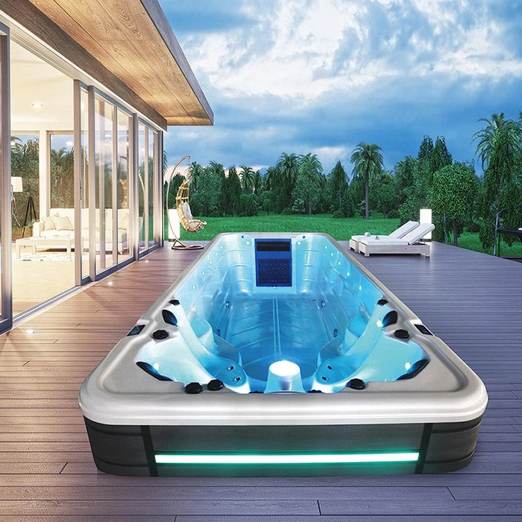 modern designs endless above ground swimming pool price swim spa rectangular large swimming pools on sale