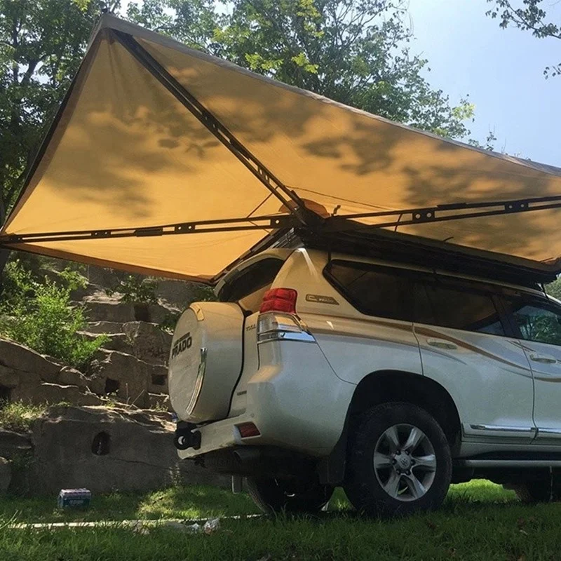 TOPLEADER AUTO PARTS Outdoor SUV  Car Roof Tent 270 degree  Awning Fan-shape Convenient roof tent