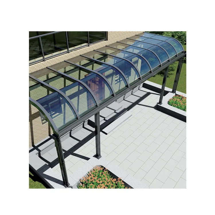 Устойчивый к атмосферным воздействиям наружный алюминиевый роликовый гибочный навес окна тент для дома