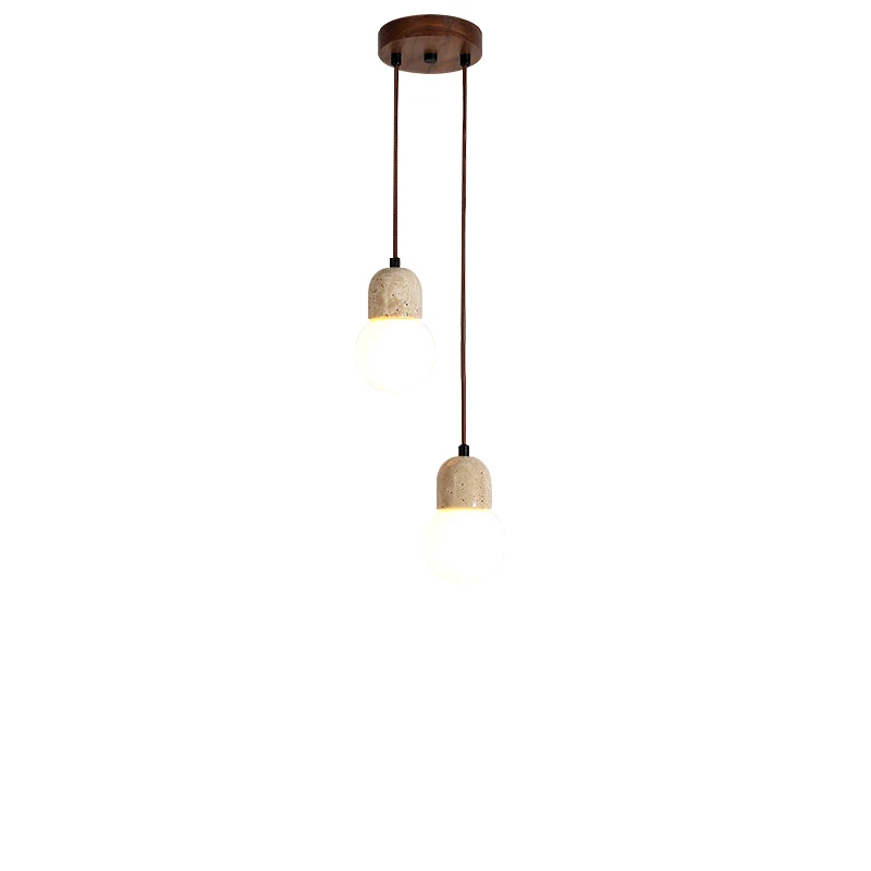 D7455 Wabi-sabi style chandeliers simple room hanging pendant lamp art chandelier