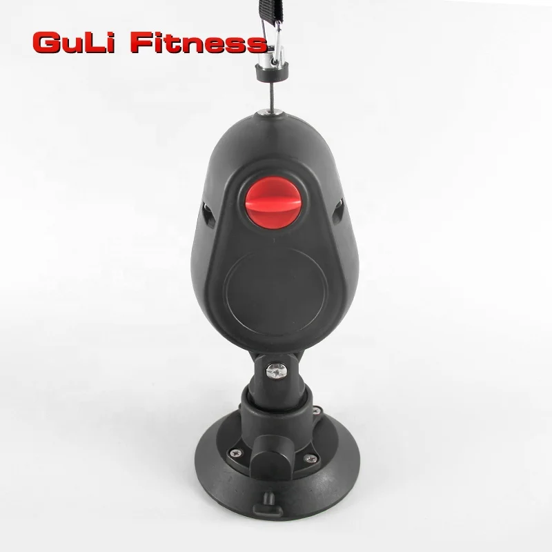 Guli Fitness Pull Rope Trainer With Suction Cups Resistance Band Endless Pulley Rope Trainer Home Gym Equipment 360 Rotation