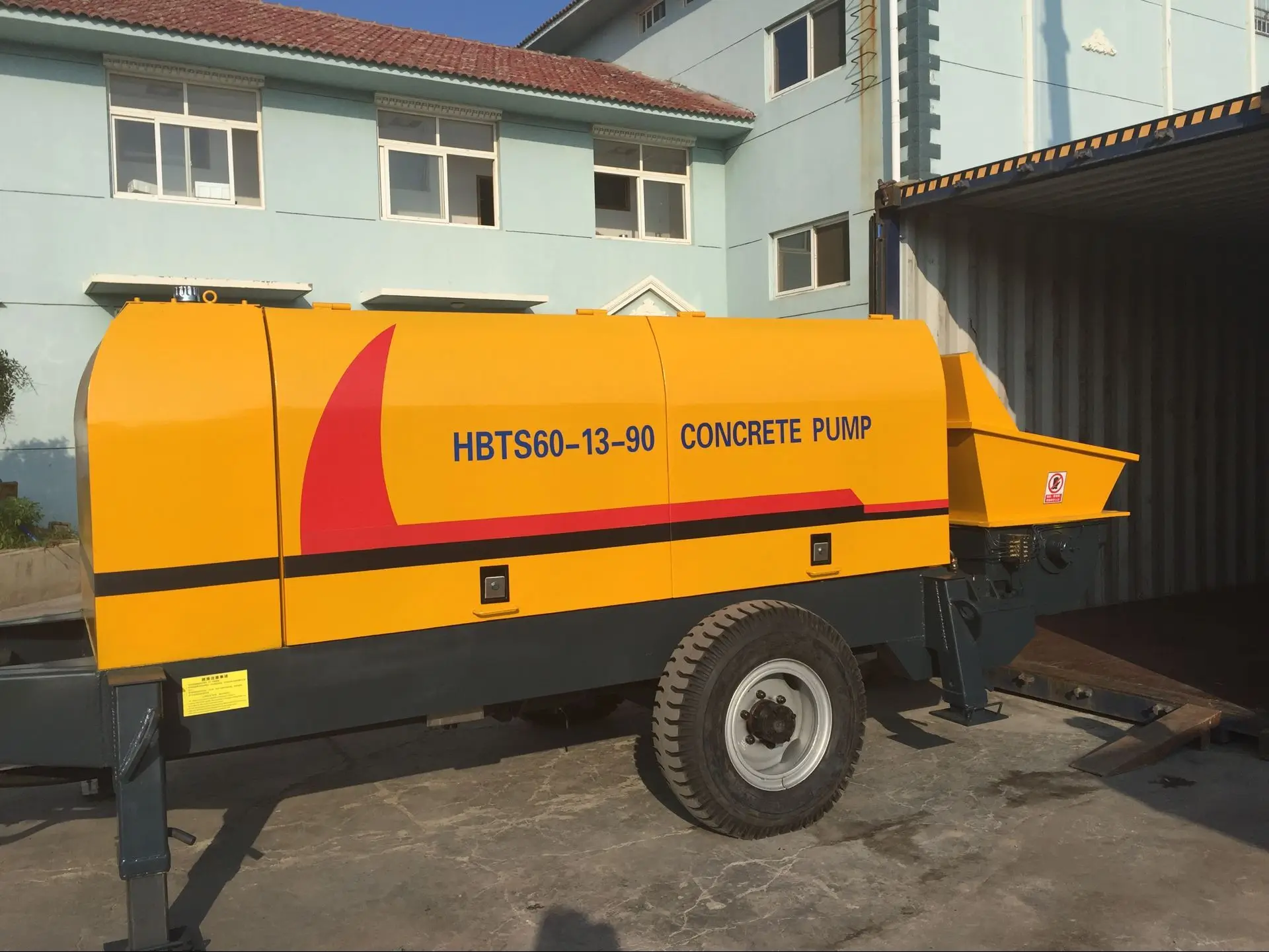 Chinese Brand Trailer Concrete Pump For Sale Widely Used In Construction Projects
