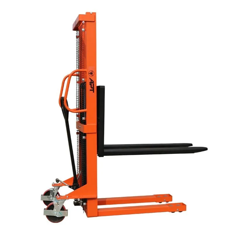 2 tons 1 ton lifting loading unloading and handling stacking truck lifting forklift hand pushing stacking