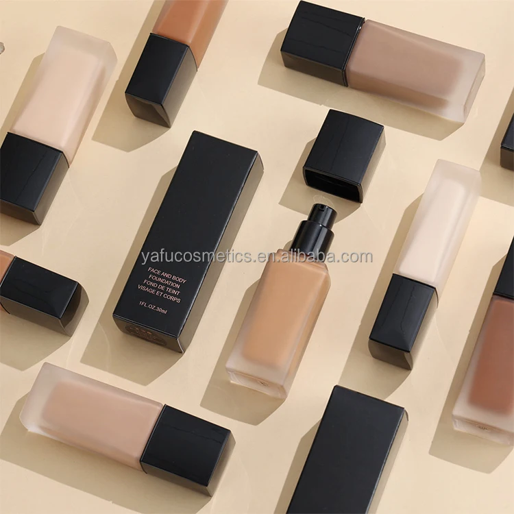 Professional Manufacture Private Label Cheap Liquid Full Coverage Face Foundation Cream