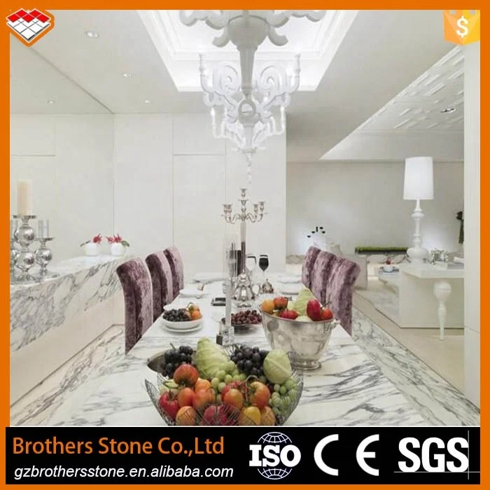 Newest Design Italy White Marble Stone Arabescato Corchia Marble Slab  for Bathroom Basin Countertop
