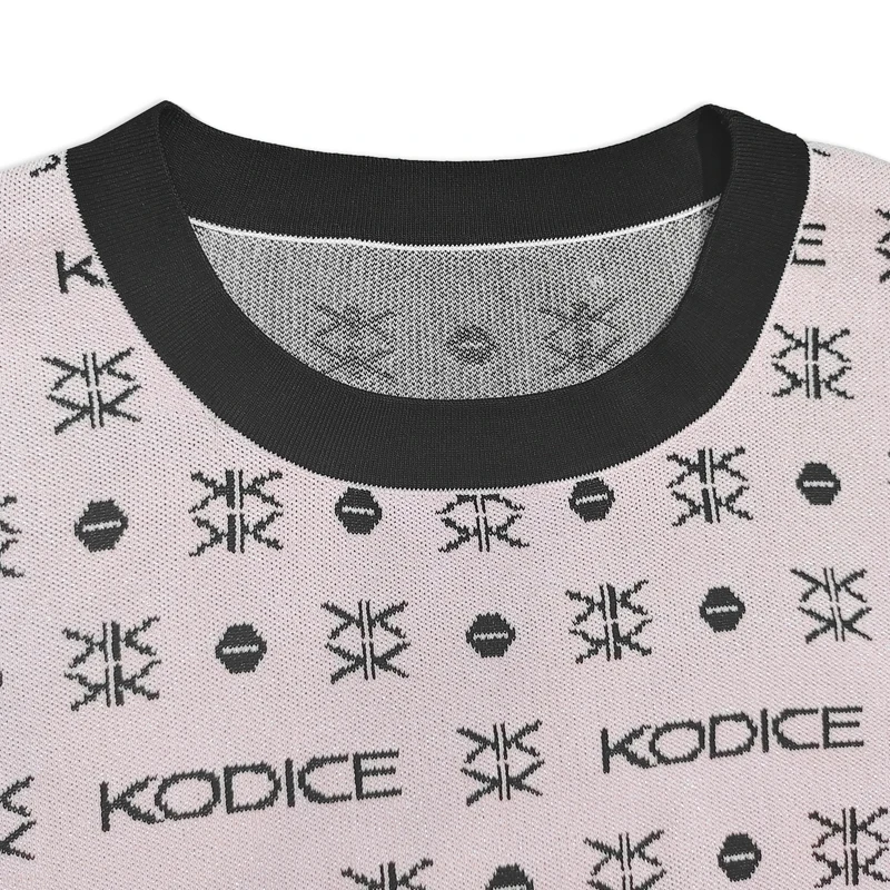 Custom OEM&ODM Summer New Style Knitted Pullover Knitwear Women Clothes Short Sleeve Knit Sweater