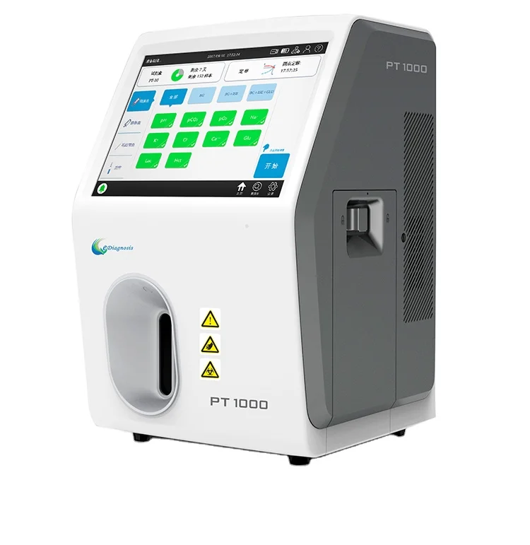 Quick check and test blood gas analyzer accuracy whole blood gas analyzer with test kit