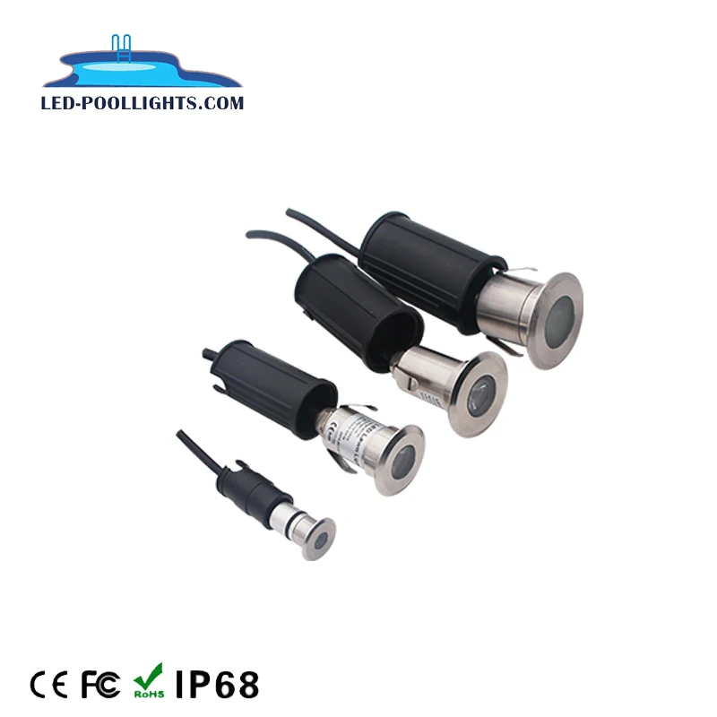Led Pool Lights Under Water RGB IP68 SS316 IP68 Waterproof CE Rohs IP68 Single Color DC24V Underground light