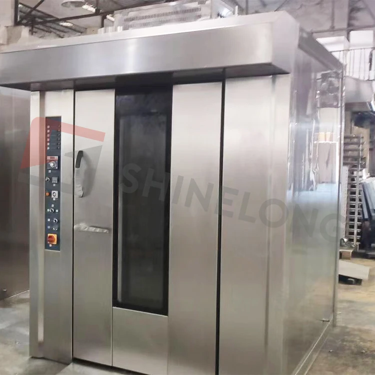 Industrial Rotary Oven Bread Baking Commercial Bread Cookie 32 Trays Rack Rotary Oven For Bakery