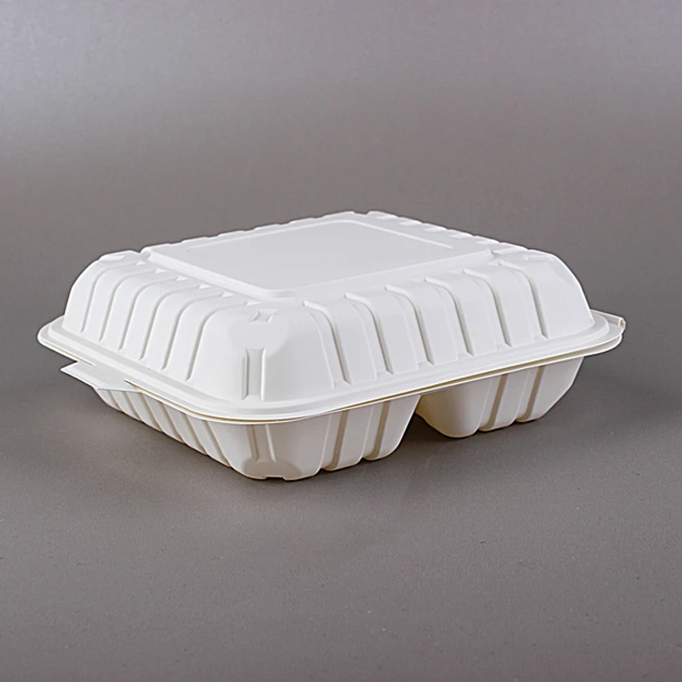 Экологичный биоразлагаемый одноразовый кукурузный крахмал с 3 или 5 отделениями, контейнер для еды