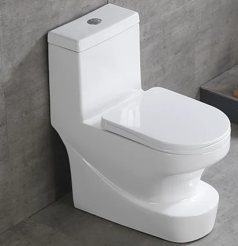 
Elegant design one piece s-trap siphonic wc toilet 