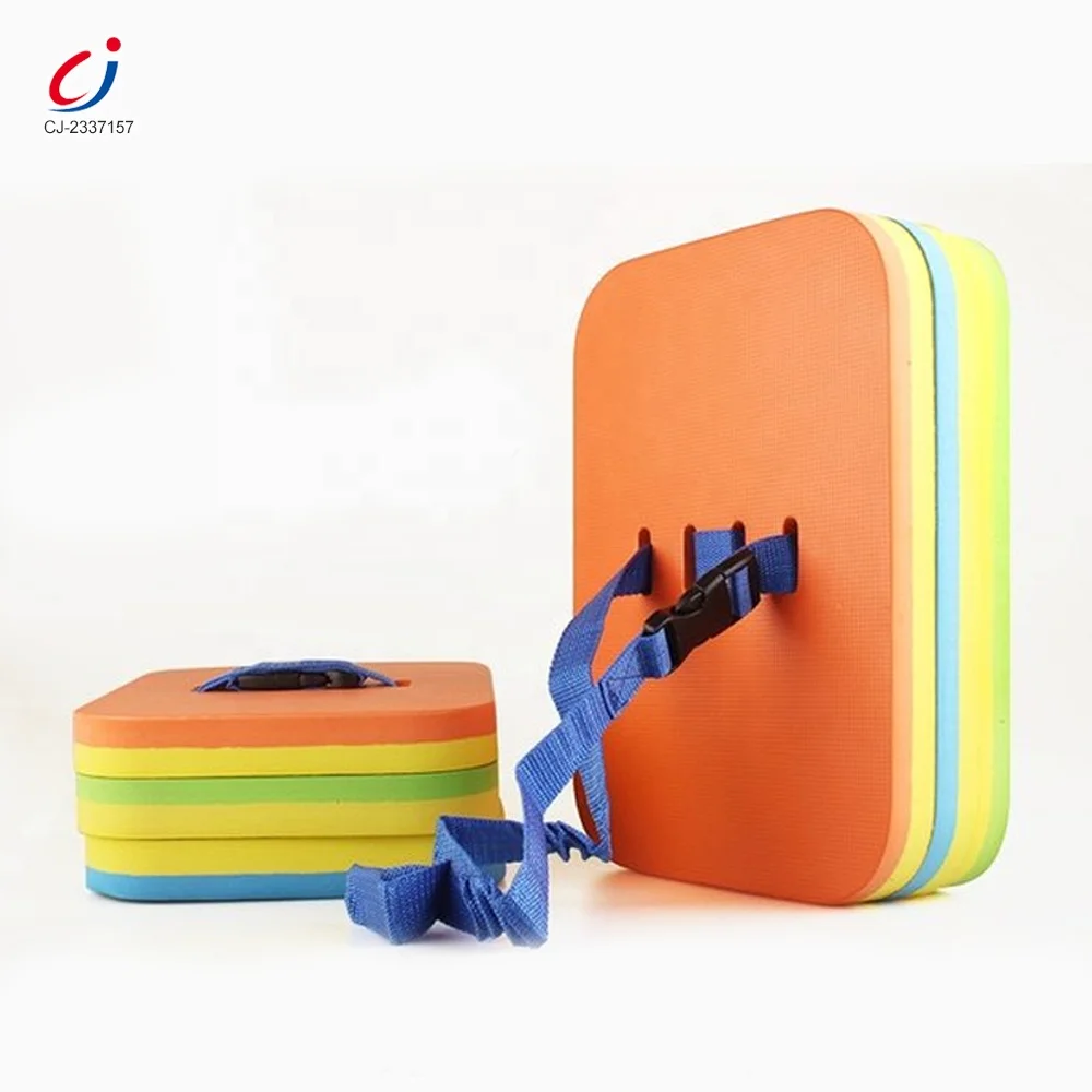 Custom printing EVA water play safety back floating foam swimming belt swim trainer square kids bubble swim back float
