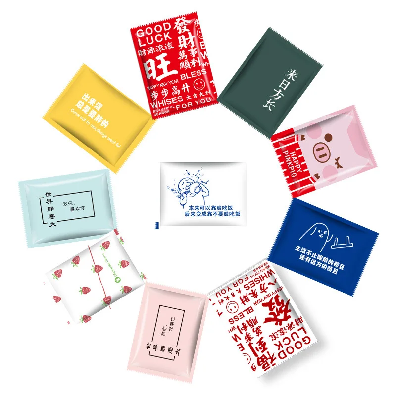 Custom PE Food Disposable Hand Plastic Gloves Transparent Disposable Individually Wrapped Gloves For Handing