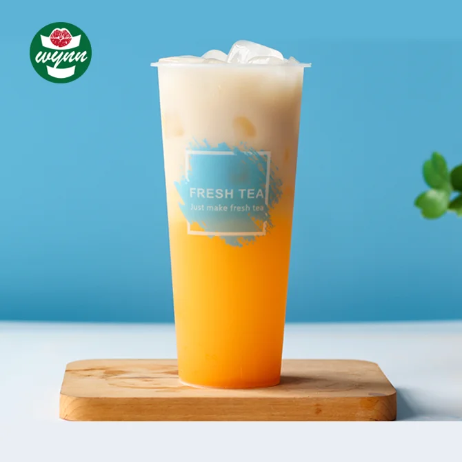 Customized disposable injection molding plastic cups with lid China Factory logo printable cup