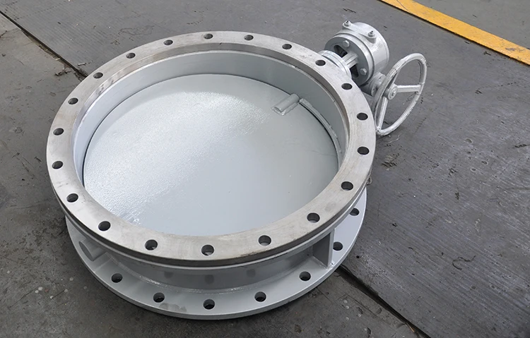 carbon steel fan smoke gas air butterfly damper valve