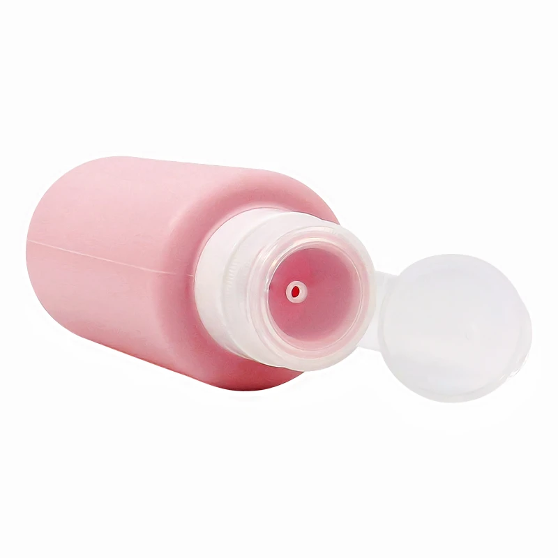 Eco friendly Silicone Products Reusable 200ml Soft Silicone Squeeze Travel Lotion Bottle Empty Large Size Shampoo Bottle Tube