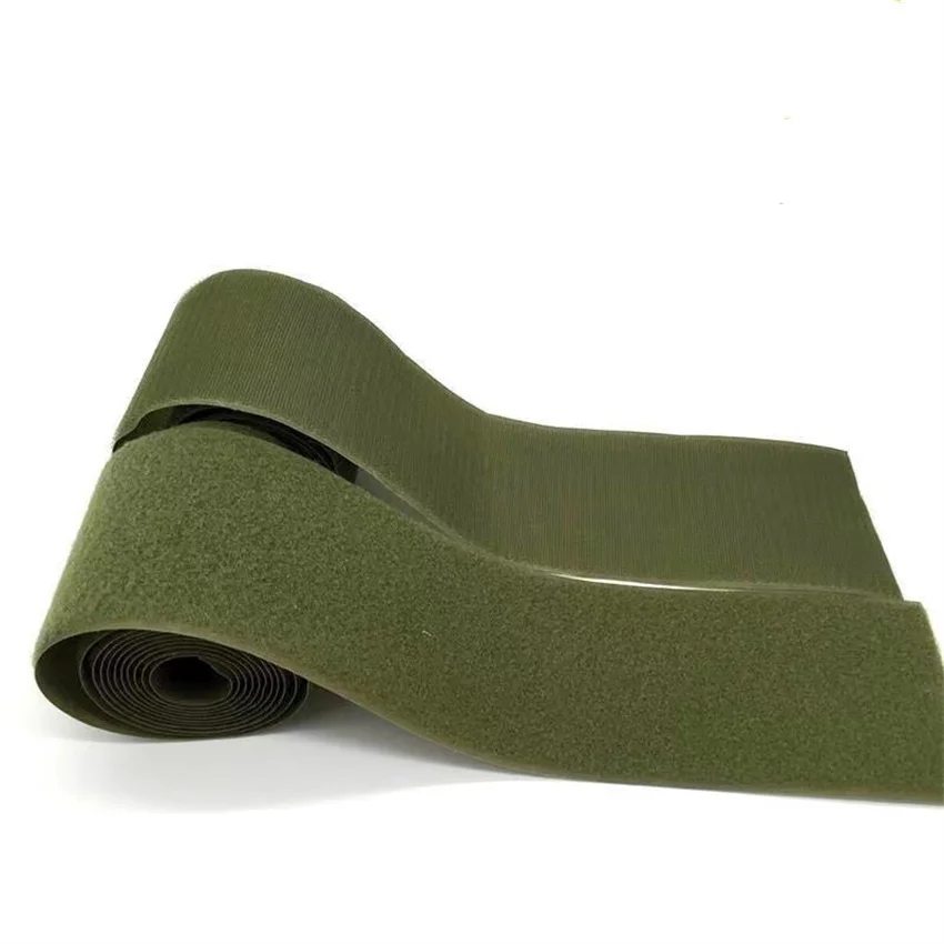 Customizable color-coded back-to-back  self-grabbing hook-and-loop straps adjustable hook-and-loop ties