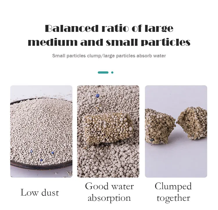 Best clean premium clumping factory suppliers wholesale colorful bentonite cat litter sand with scent
