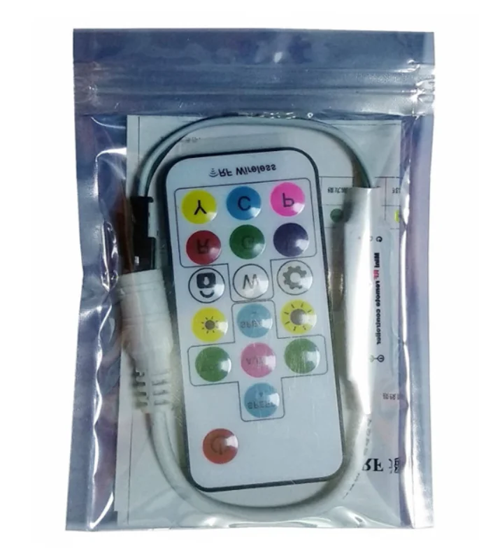 Glite practical style good price SP104E 17key RF 15m remote control controller support LED module with IC lighting control