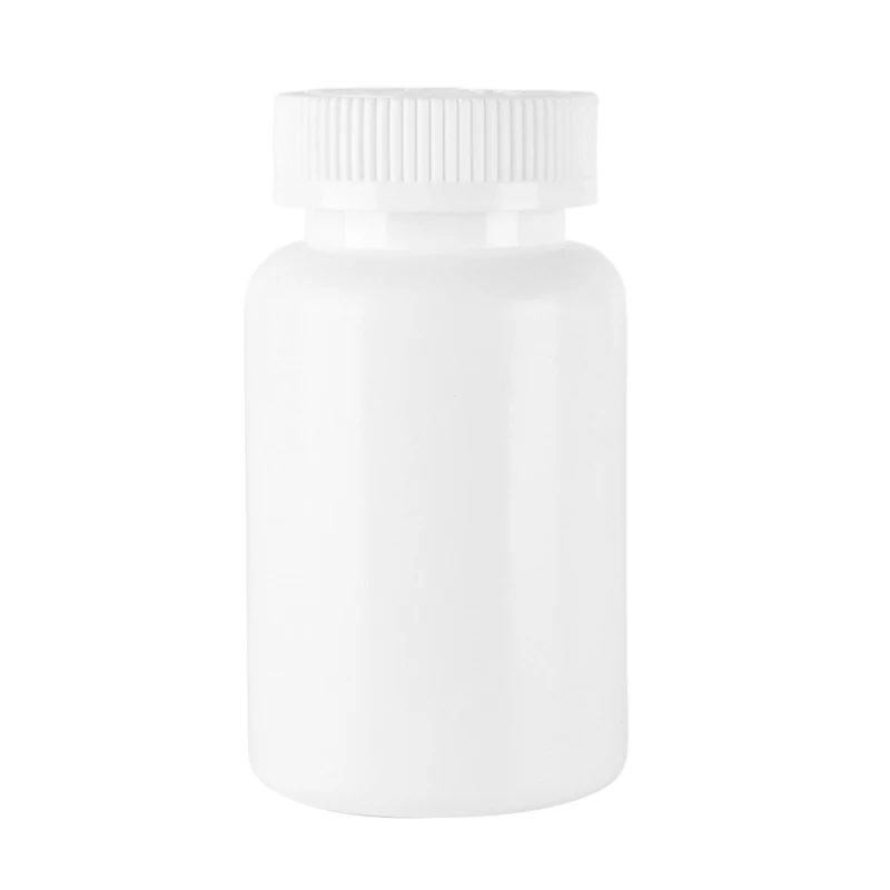 Empty white Pill Bottle Portable Plastic Powder Medicine Holder Tablet Container Case for Pharmacy Vitamins Drug 225ml
