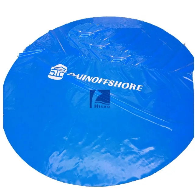Custom made pvc vinyl coated fabric round  tarpaulin pool cover