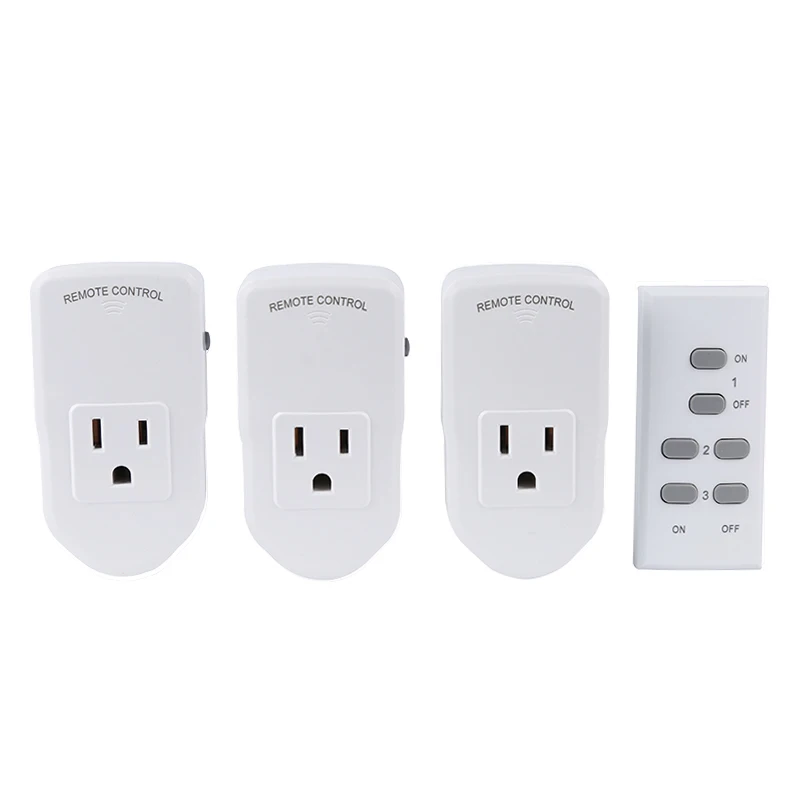 США Стандартный 120V беспроводной пульт дистанционного управления розетка