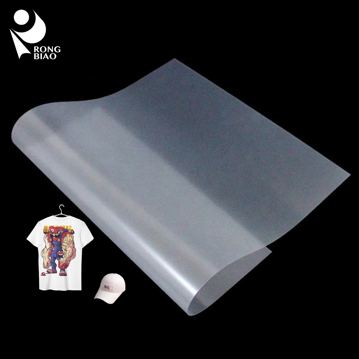 Digital Inkjet Printing Dtf Pet Film 75U Thickness Double-sided Release PET Hot Peel A3 Film