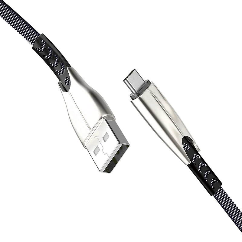 
High Quality Nylon Braided Fast Charger Cable 2M Charging USB Cable Free Shipping 1m Mobile Phone Cable 