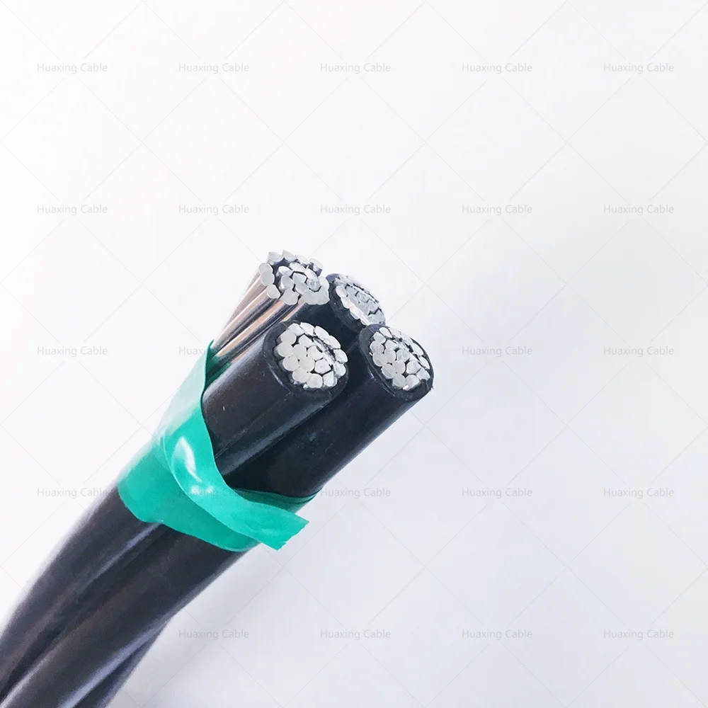 0.6/1kv Aerial bundle cable Triplex Service Drop wire ABC overhead Cable Professional aluminum  cable manufacturer