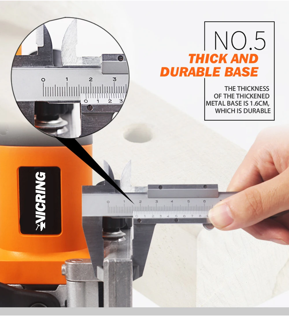 VICRING Factory Stock Cheap Price Tenoning Machine Edge Drilling Woodworking Three-in-one Punching Locator Easy-to-use