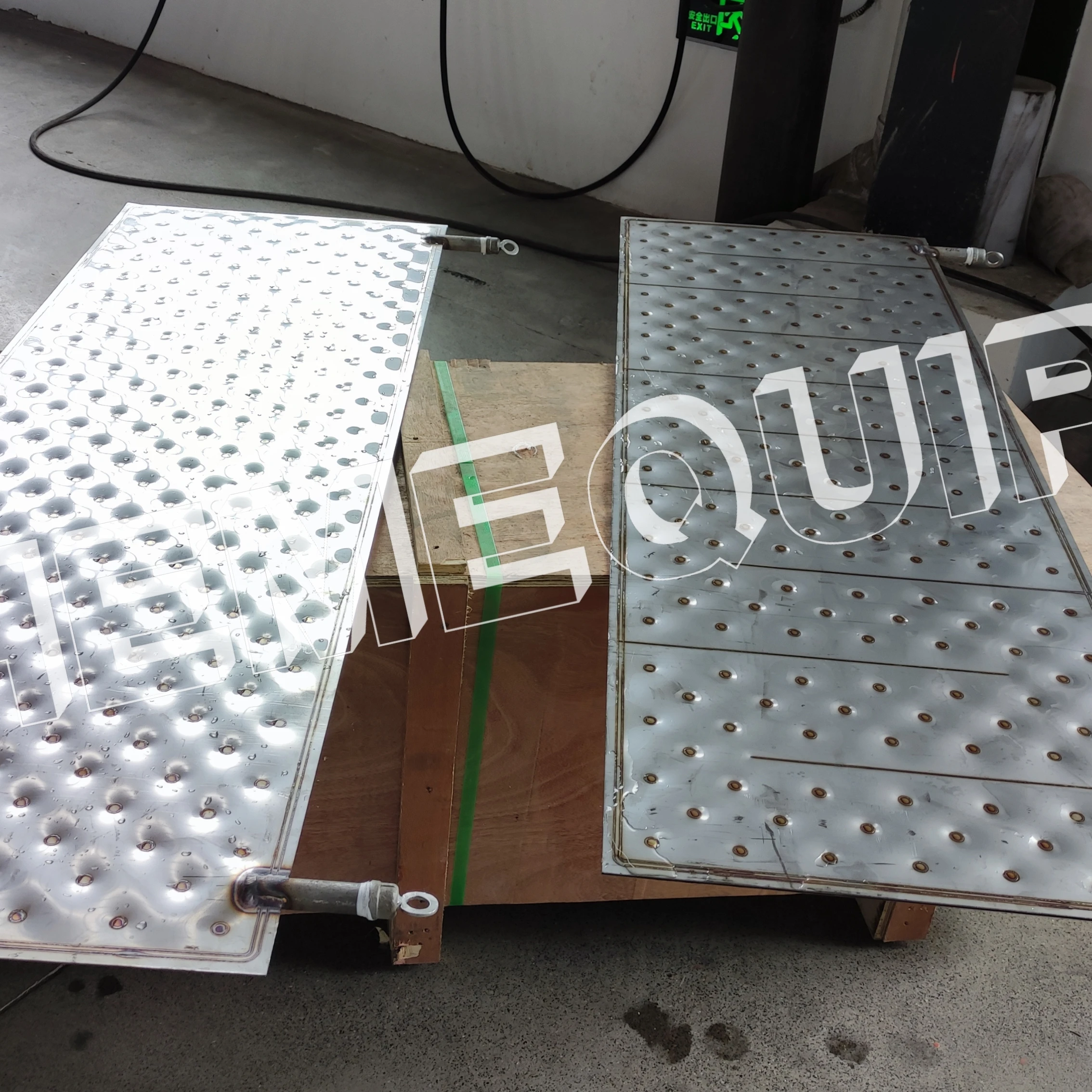 Стоковый расход freon охлаждающие диммеры пластины/подушечные пластины теплообменник для прямого охлаждения продуктов питания