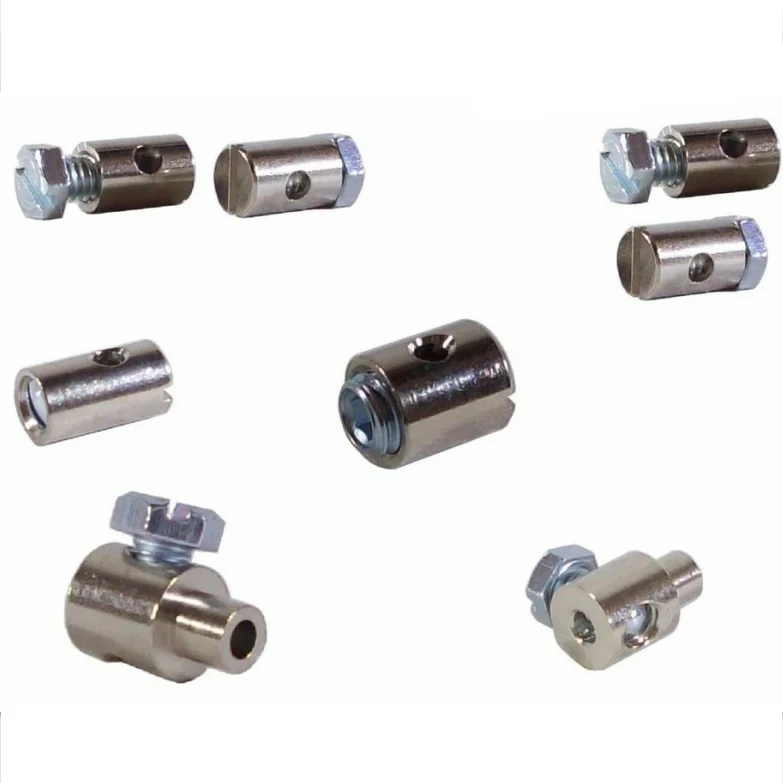 
17-4 /18-8/carbon steel/8610/416R Bike adjustable cable barrel clamp gear brake guide hanger end stop 