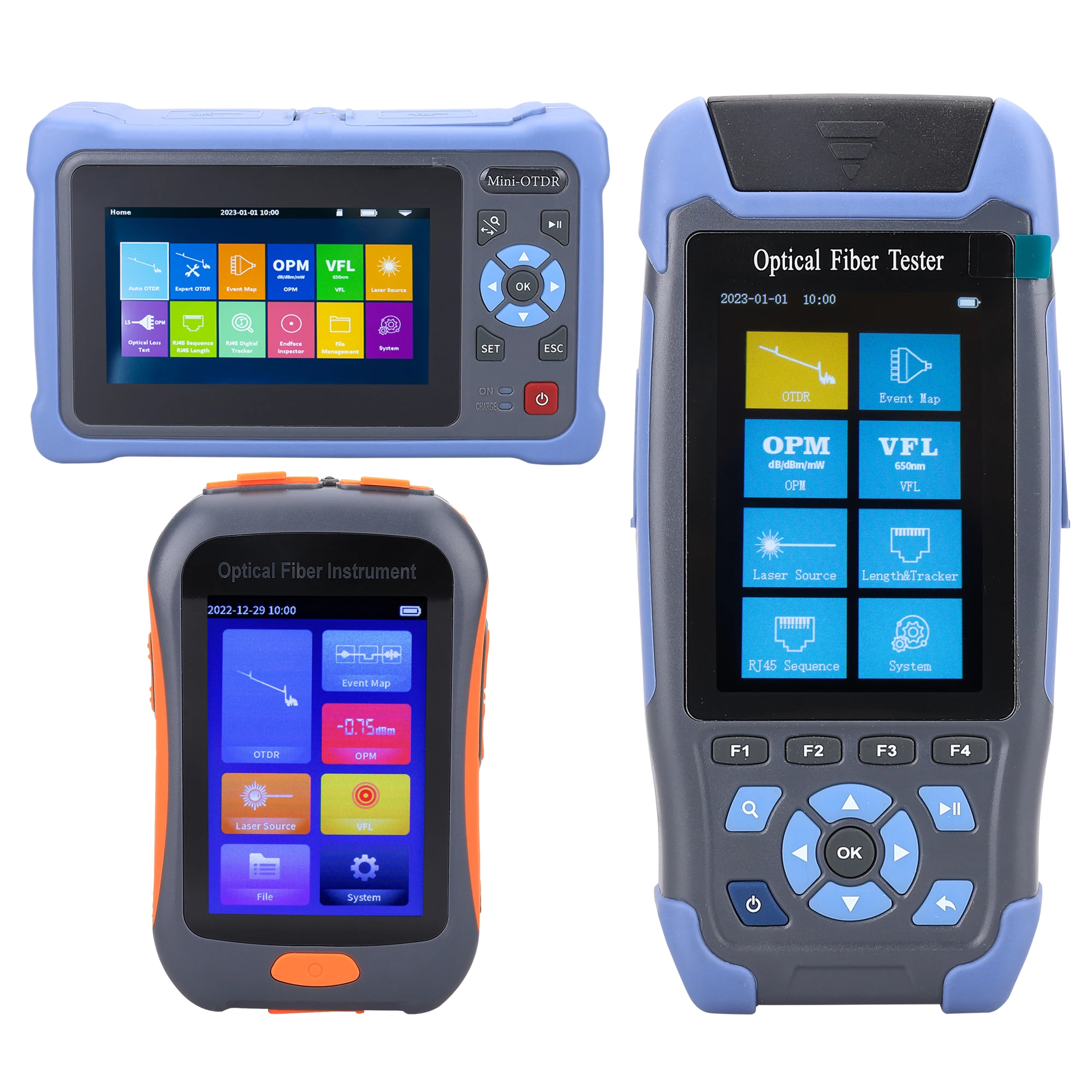 Мини-тестер оптического волокна FTTH, прибор для проверки света, оптического кабеля