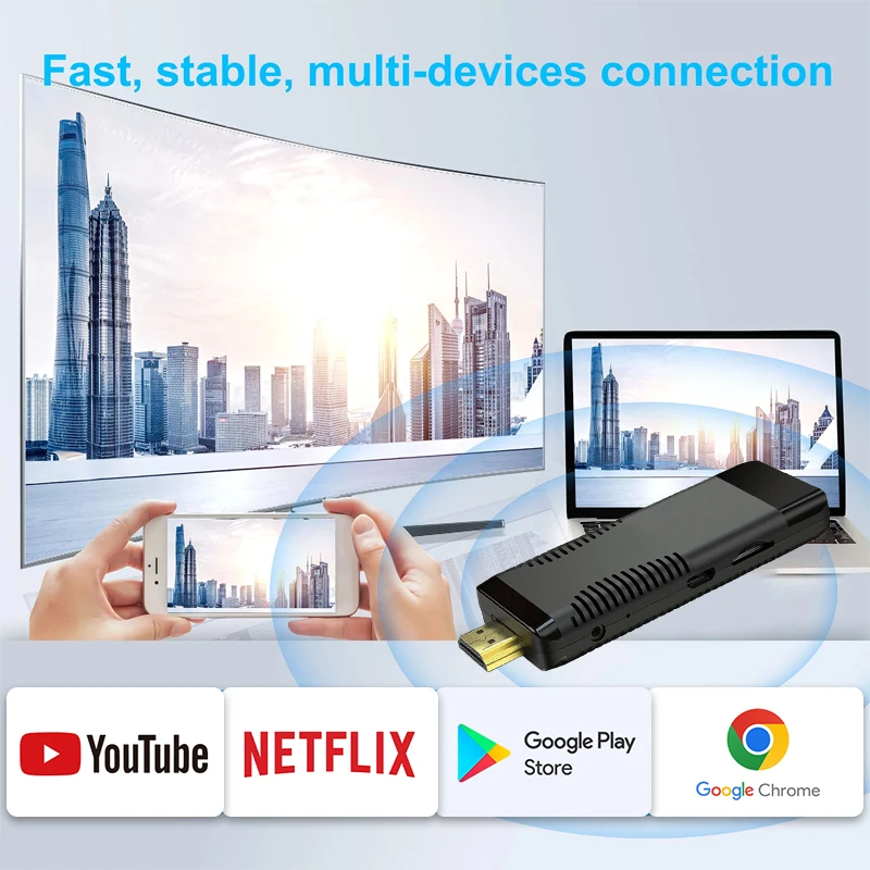 Factory wholesale mini dongle 4k tv-stick smart tv stick 4k max hd video tv dongle