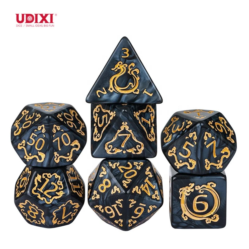 Набор пластиковых кубиков для DND Dungeons и RPG