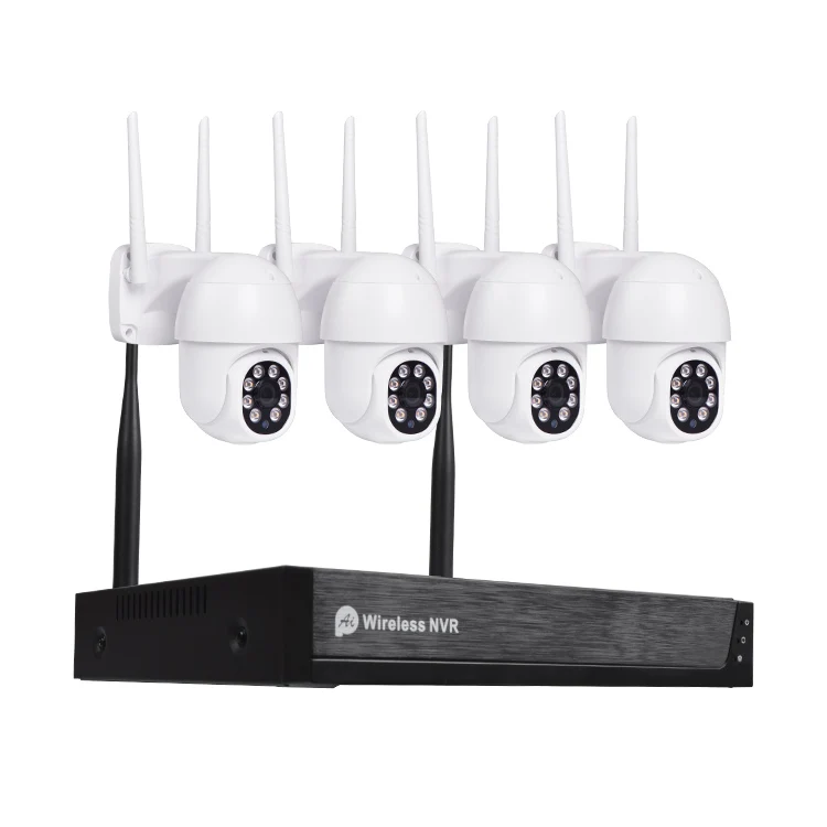 Умный комплект Wi-Fi NVR miyeyun 4ch 1080p Tuya, система безопасности ptz, беспроводной комплект