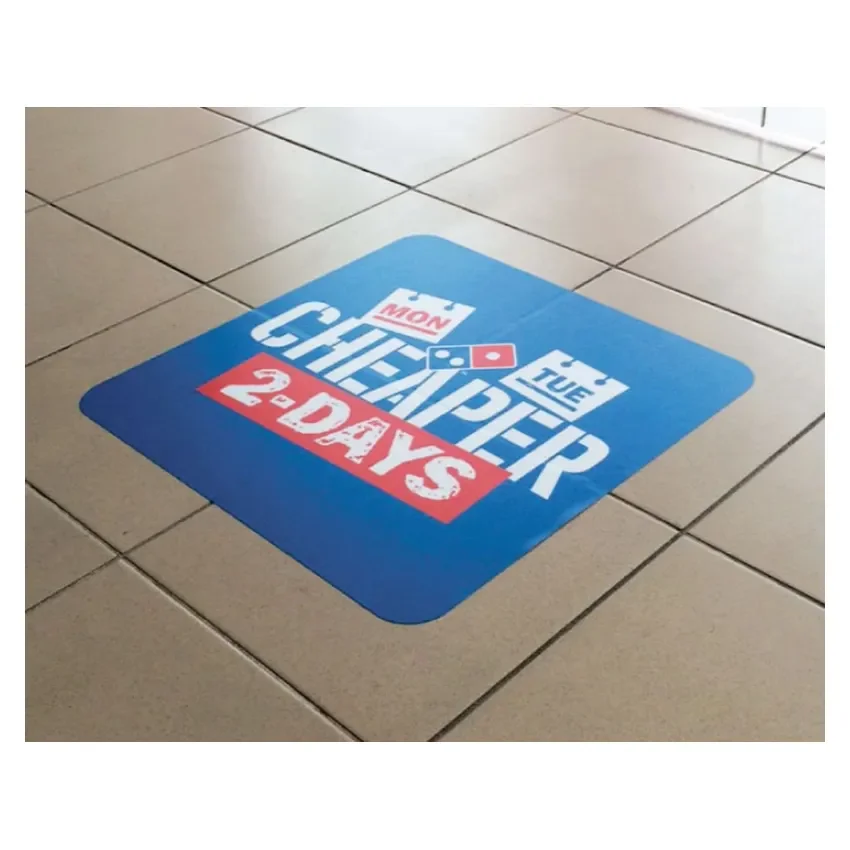 Custom Lenticular Advertising 3D Floor tile Stickers