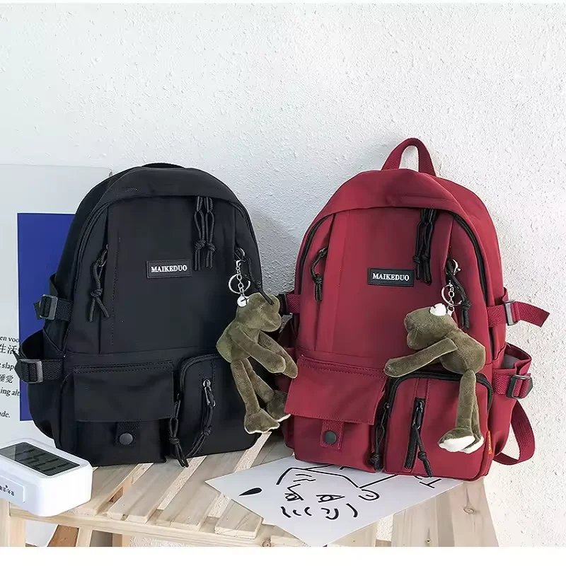 Waterproof Travel Campus Backbag With Logo Pattern For Business Use Large Capacity Pc Material Laptop Backpack For Girls