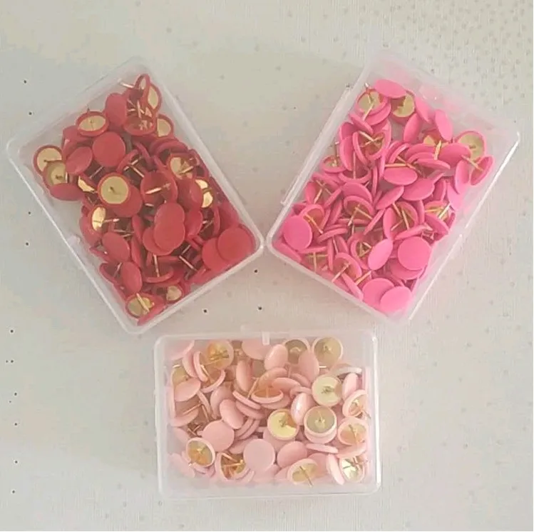 
Decorative colorful drawing pins/thumbtacks/push pins 