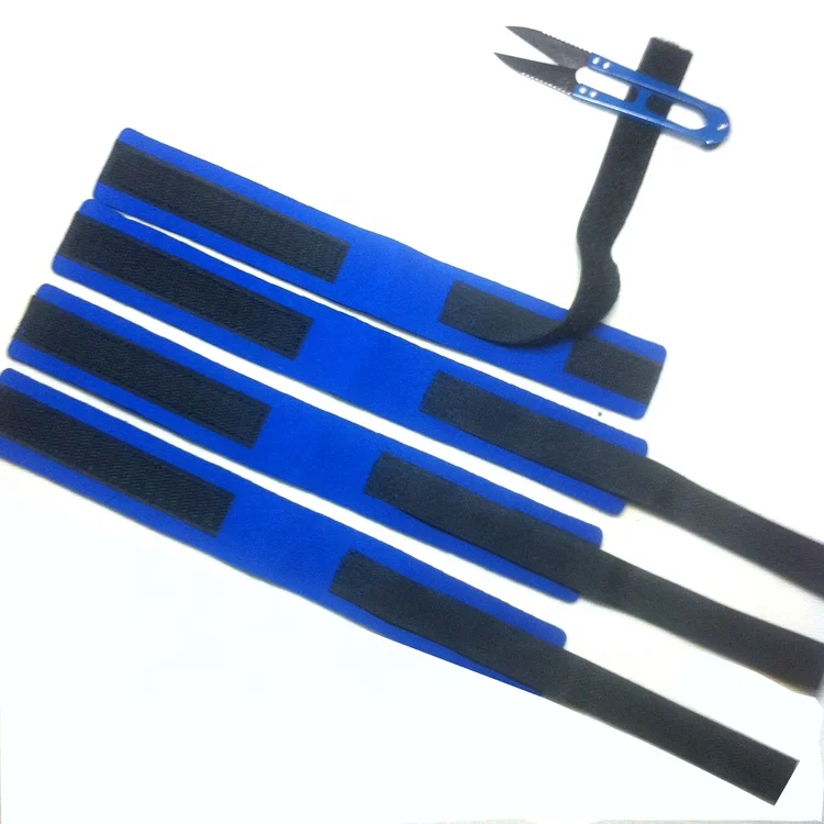 Custom Sports & Entertainment Triathlon Ankle Straps for Marathon Neoprene Timing Chip Straps