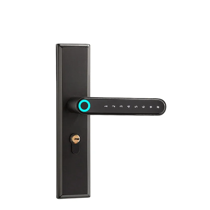 Smart Door Lock With Fingerprint and Keypad and  WIFI App Access Bored Tubular or Mortise For Home Office lock